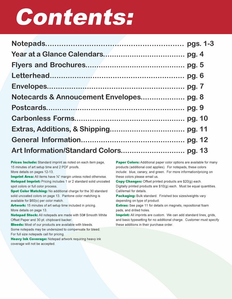 Contents